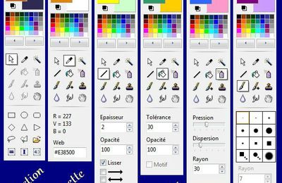 Les principaux outils Photofiltre