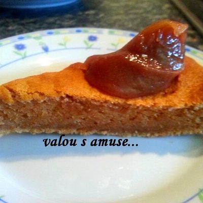 Tarte fondante à la crème de châtaignes ( spécialité corse)