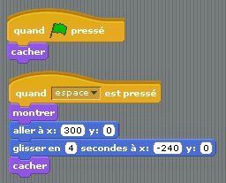 APC Informatique : Programmation avec SRATCH Séance 03 Classe de CM1, Gr.1