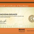 The Tunisian Raoudha Bouazzi got the high-level certification in the field of architecture Microsoft