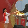 Beijing : début du 3ème jour du relais de la Flamme olympique