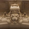Lion à la clé d'un portail, 13 avenue de l'Opéra
