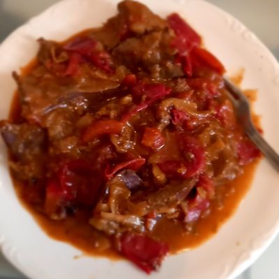 Foie d'agneau aux herbes.