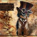 steampunk cat 