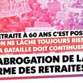 Après l'échec du conclave retraites, une seule solution, l'abrogation!