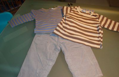 Pantalon & t-shirt ML - Réf H9-006