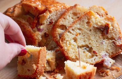 🍞 Cake salé : jambon, tomates séchées et gorgonzola 