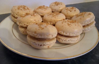 Macarons au spéculoos