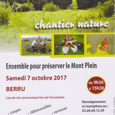 Sortie nature le 7 octobre prochain