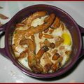 Oeuf cocotte aux girolles