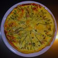 Quiche aux asperges sauvages