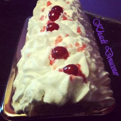 Roulé à la chantilly au citron