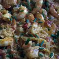 Crevettes thaï au curry, cannelle et gingembre