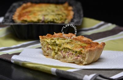 Quiche aux asperges et au jambon à la crème d'avoine