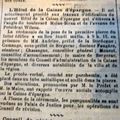    27 mars 1931 : PREMIERE PIERRE DE LA NOUVELLE CAISSE D'EPARGNE 