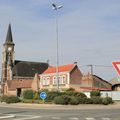Rond-point à Marquillies