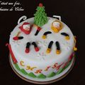 Gâteau sous la neige { Gâteau pâte à sucre }