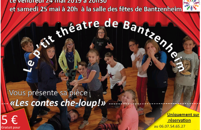 Représentation P'tit Théâtre 24 et 25 mai 2019