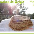 Pancakes de Seigle Tout Légers, USA (Sans Huile)