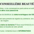 devenez conseillère beauté FM