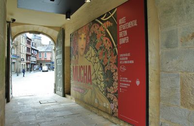 Visite du musée départemental breton de Quimper (Finistère) et de l'exposition Alphonse Mucha le 29 juin 2021