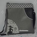 Pochette bandoulière "la petite robe noire"