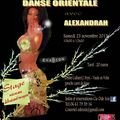 Stage de danse orientale avec Alexandrah le 23 novembre 2013 à Vaulx-en-Velin (69)