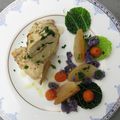 Suprême de volaille farci au foie gras et au persil