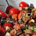 Salade d'aubergine aux épices 