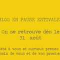 Blog en pause