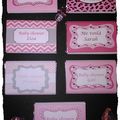 Chocolats: Baby shower (filles)