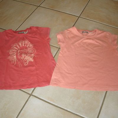 2 tee shirt 6 ans
