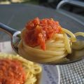 Spaghetti sauce ricotta