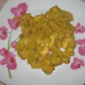 Curry de poulet aux fruits verts