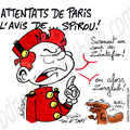 ATTENTATS DE PARIS - L'AVIS DE... SPIROU.