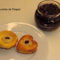 Muffin au mascarpone-ricotta et lychees-griottines