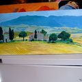 Toscane toile finie -