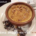 Crème brûlée au thé