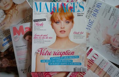 STEPHANIE WOLFF PARIS EST DANS LA REVUE MARIAGES N° 293 - JUIN, JUILLET, AOUT 2018...