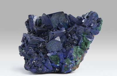 Exceptionnelle Azurite de Chessy, Rhône, France