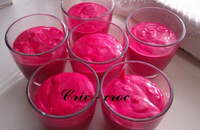 Mousse à la fraise tagada purple