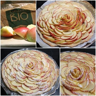 ST VALENTIN : TARTE POMMES GRENADINE