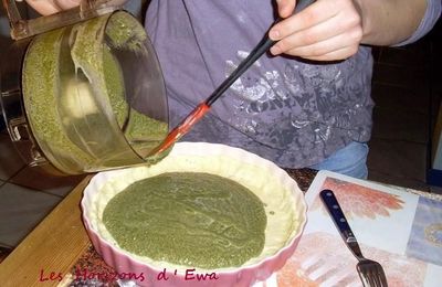 La tarte aux épinards et chèvre de GABRIELLE