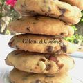 Cookies inratables aux pépites de chocolat et amandes grillées ou aux noix