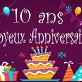 Bon 10 ans !