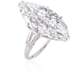 A 20.28 carats marquise-cut Type IIa diamond ring