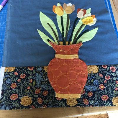 Patchwork avec appliqués