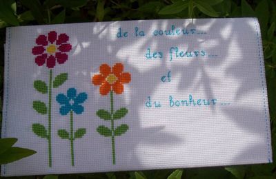 De la couleur, des fleurs et ...