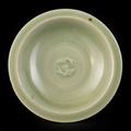 A Longquan celadon 'Twin fish' dish, China, Yuan-Ming period