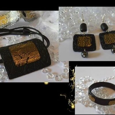 Noir et Or luxueux et simplissime 